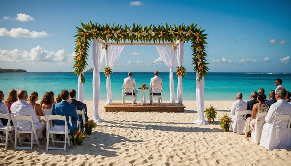 Les avantages d'une cérémonie sur la plage à l'île maurice